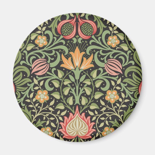 Aimant William Morris Persian Floral Antique (Devant)