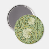 Aimant William Morris Pimpernel Fond d'écran bleu Floral (Recto/Verso)