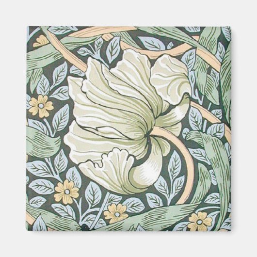 Aimant William Morris Pimpernel Fond d'écran floral (Devant)