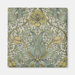 Aimant William Morris Printemps Fourré Jaune Art Floral