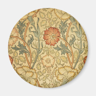 Aimant William Morris Rose Flower Fond d'écran Motif