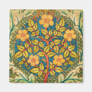Aimant William Morris Rose Wreath : Arts et Métiers class