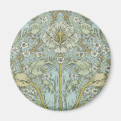Aimant William Morris Spring Thicket : Floral antique (Devant)