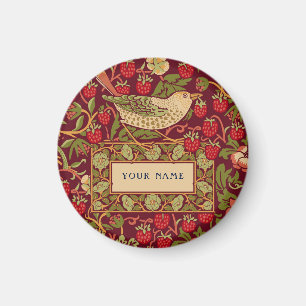 Aimant William Morris Strawberry Thief Design Motif
