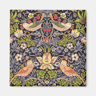 Aimant William Morris Strawberry Thief Floral Art nouveau
