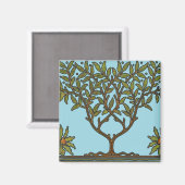 Aimant William Morris Tree Frieze Fond d'écran floral (Recto/Verso)