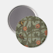 Aimant William Morris Trellis Wallpaper Art (Recto/Verso)