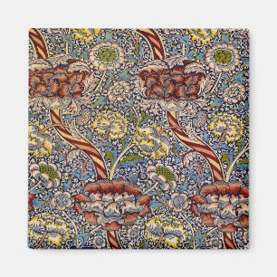 Aimant William Morris Wandle Bleu Nuit Floral Art