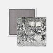 Aimant William Penn en conférence avec les colons (Recto/Verso)