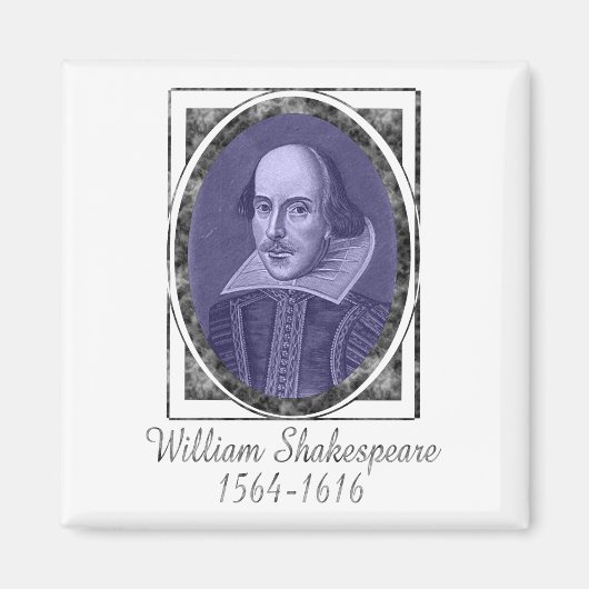Aimant William Shakespeare (Devant)