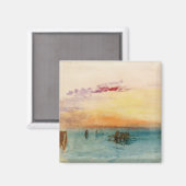 Aimant William Turner - La lagune près de Venise au couch (Recto/Verso)
