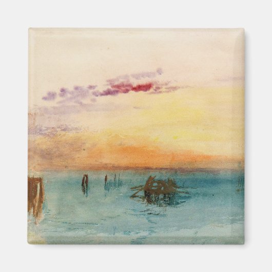 Aimant William Turner - La lagune près de Venise au couch (Devant)