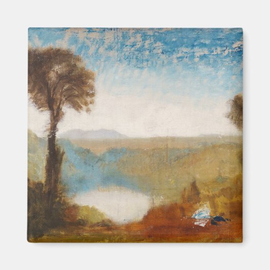 Aimant William Turner - Lac de Nemi (Devant)