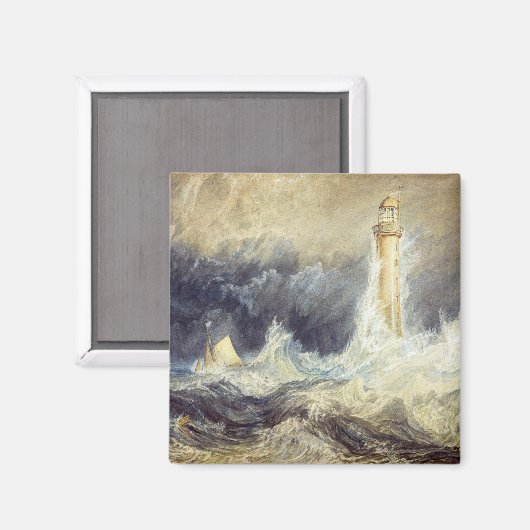 Aimant William Turner - Phare de Bell Rock (Recto/Verso)