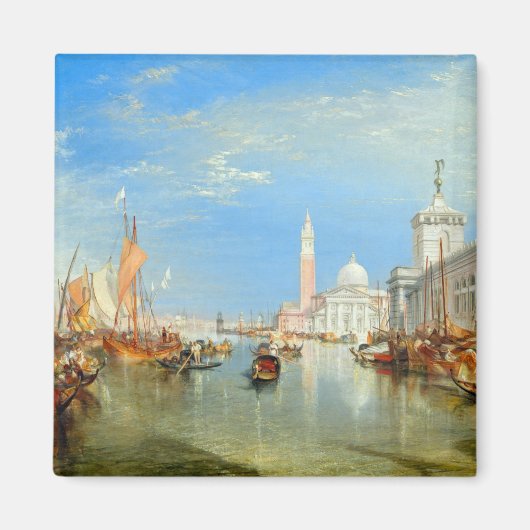 Aimant William Turner - Venise, le Dogana et San Giorgio (Devant)