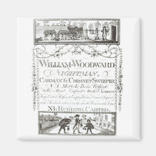 Aimant William Woodward, Nightman, Carman et cheminée Sw