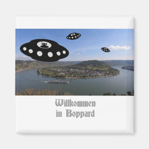 Aimant Willkommen à Boppard. Bienvenue à Boppard Happy a