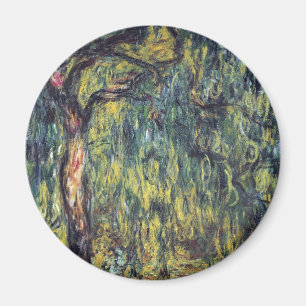 Aimant Willow de Weeping par Claude Monet, Art Vintage