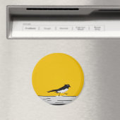 Aimant "Willy Wagtail" (jaune) (In Situ (Lave-vaisselle))