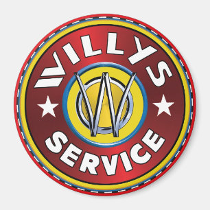 Aimant Willys service de jeep terrestre
