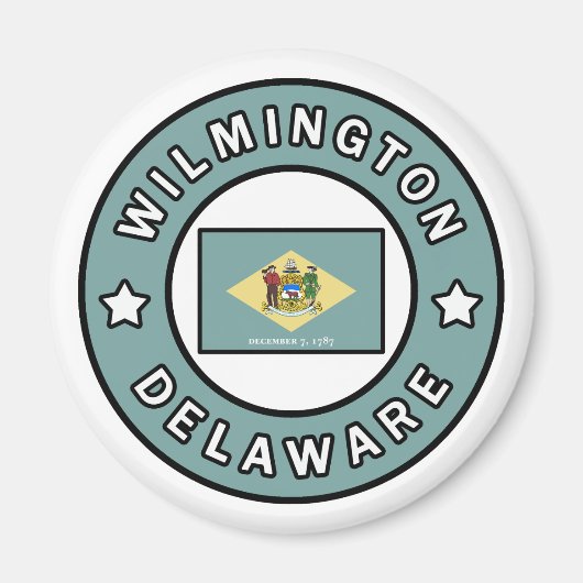 Aimant Wilmington Delaware (Devant)