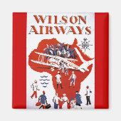 Aimant Wilson Airways ~ Afrique (Devant)