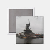 Aimant Windmill "De Adriaan", Haarlem (Recto/Verso)
