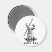 Aimant Windmill, Dutch Pride (Recto/Verso)