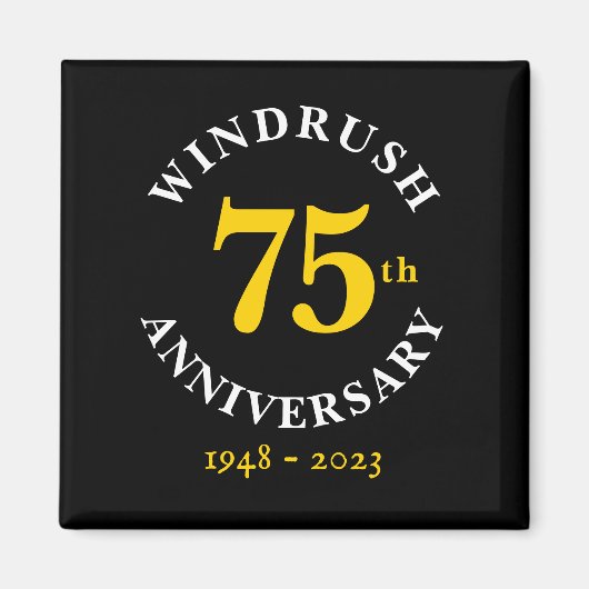 Aimant Windrush 75e anniversaire (Devant)