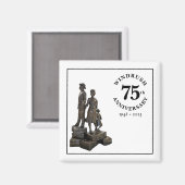 Aimant Windrush 75e Anniversaire Statue (Recto/Verso)