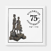 Aimant Windrush 75e Anniversaire Statue (Devant)