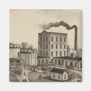 Aimant Winfield Roller Mills, Blissand Wood, Kansas
