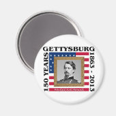 Aimant Winfield Scott Hancock - 150e Gettysburg (Recto/Verso)