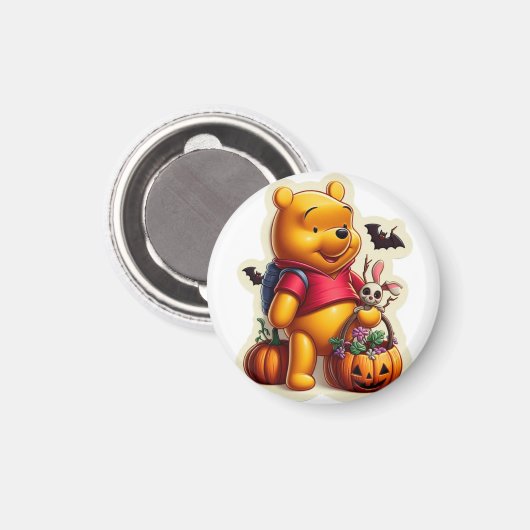 Aimant Winnie l'halloween Pooh (Recto/Verso)