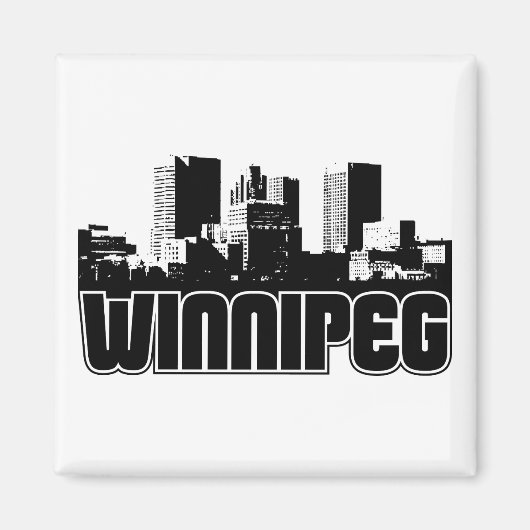 Aimant Winnipeg Skyline (Devant)