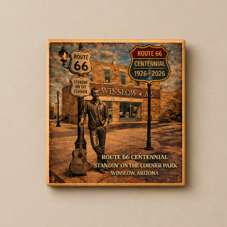 Aimant Winslow Arizona, coin de rue