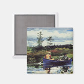 Aimant Winslow Homer : The Blue Boat, 1892, oeuvre d'art (Recto/Verso)