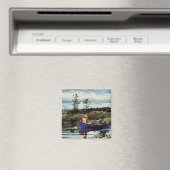 Aimant Winslow Homer : The Blue Boat, 1892, oeuvre d'art (In Situ (Lave-vaisselle))