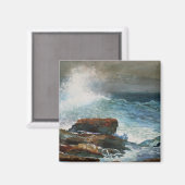 Aimant Winslow Homer - Tide entrante, 1885, oeuvre d'art (Recto/Verso)