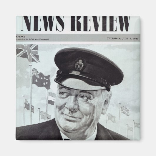 Aimant Winston Churchill (Devant)