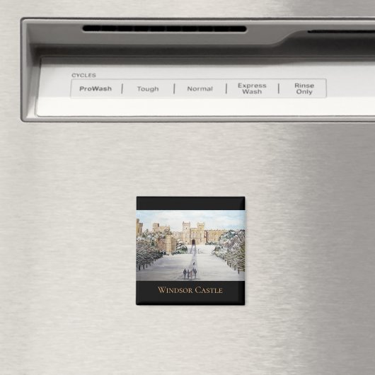 Aimant Winter at Windsor Castle (In Situ (Lave-vaisselle))