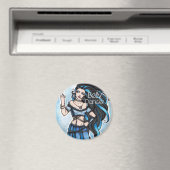 Aimant Winter Belly Dancer Art (In Situ (Lave-vaisselle))