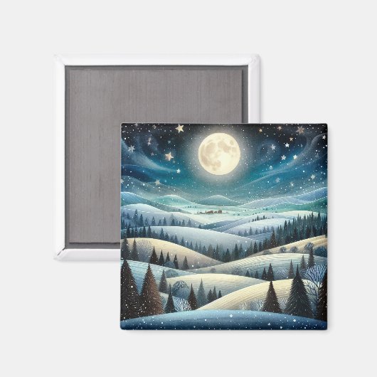 Aimant Winter Hillsides (Recto/Verso)