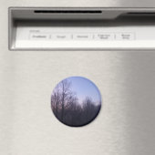 Aimant Winter Moon Matin Paysage Photographie (In Situ (Lave-vaisselle))