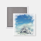 Aimant Winter Wonderland (Recto/Verso)