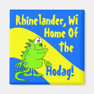 Aimant Wisc de WI de Rhinelander Hodag Hodags de souvenir