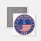Aimant Wisconsin (Recto/Verso)