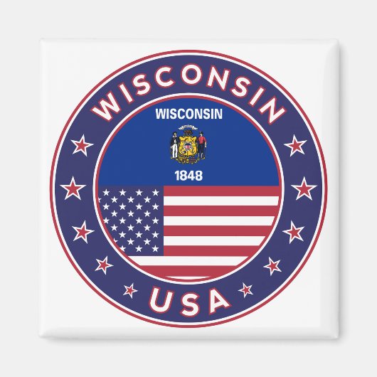 Aimant Wisconsin (Devant)