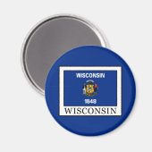 Aimant Wisconsin (Recto/Verso)