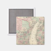 Aimant Wisconsin et Michigan (Recto/Verso)